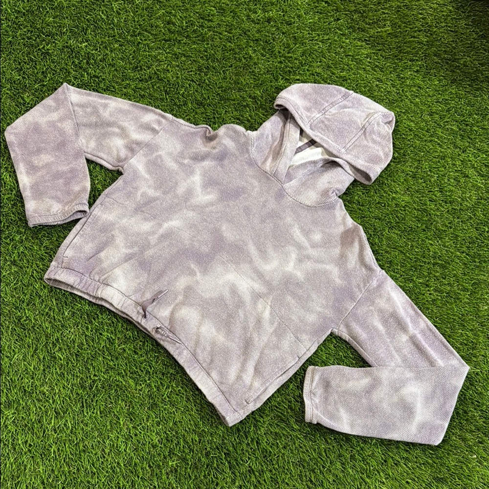 Athleta Girl Cropped Hooded Sweatshirt